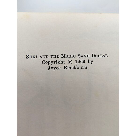 Suki And Magic Sand Dollar Joyce Blackburn 1969 Hardcover Rare Vintage Kids Book - Picture 2 of 16